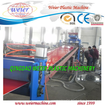 Plastic PP PE Single Layer Sheet Line